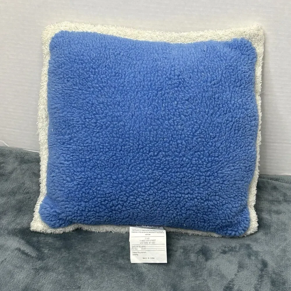 Christmas Penguin Throw Pillow Sparkly Snow